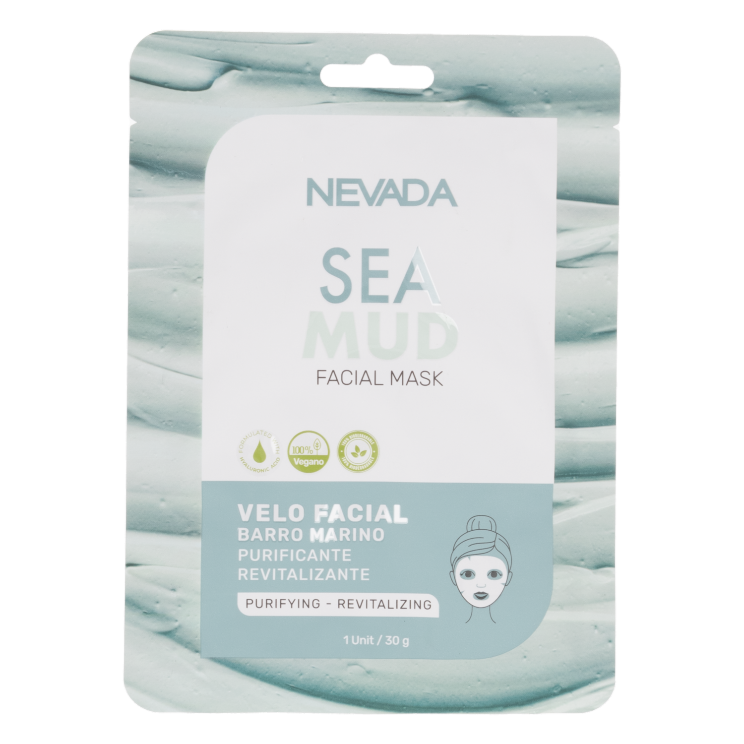 Mascarilla Facial De Barro Marino NEVADA 30 G