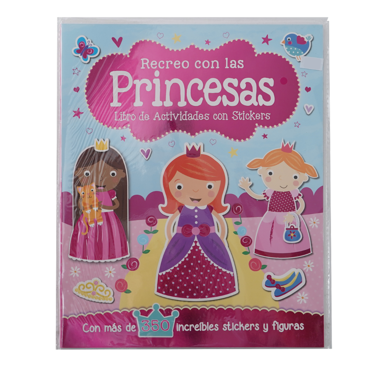 Libros Recreo Con Las Princesas+Stickers LATINBOOKS 45 Páginas