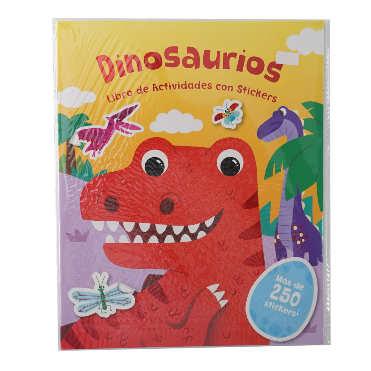 Libros Dinosaurios+Stickers LATINBOOKS 45 Páginas