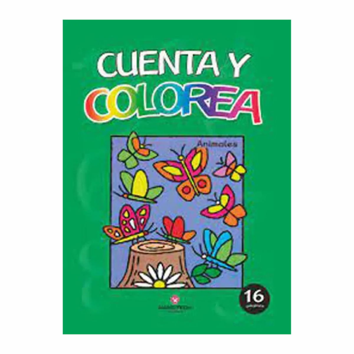 Libro Cuenta Y Colorea (Animales) CONECTA 25 Páginas