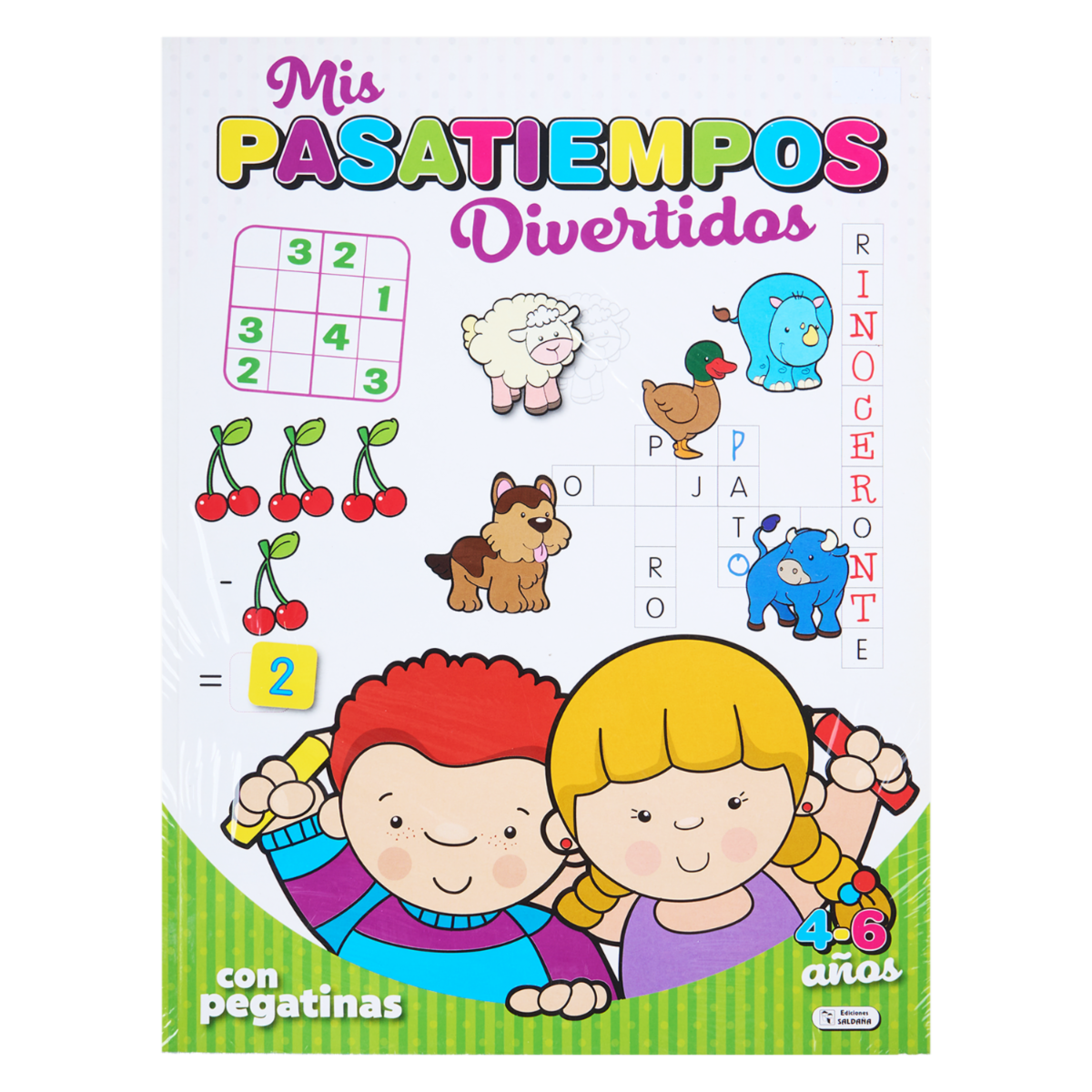 Libro Mis Pasatiempos Divertidos SALDAÑA 32 Páginas