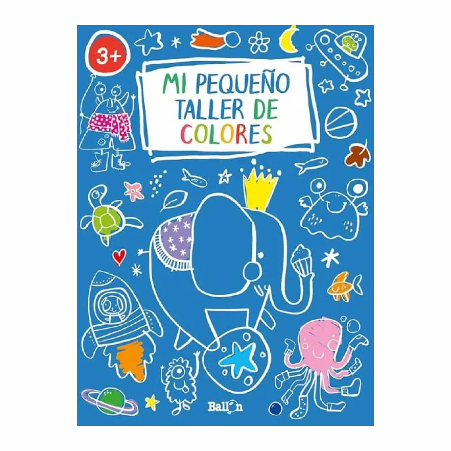 Libro Pequeno Taller Color Azul BALLON 25 Páginas