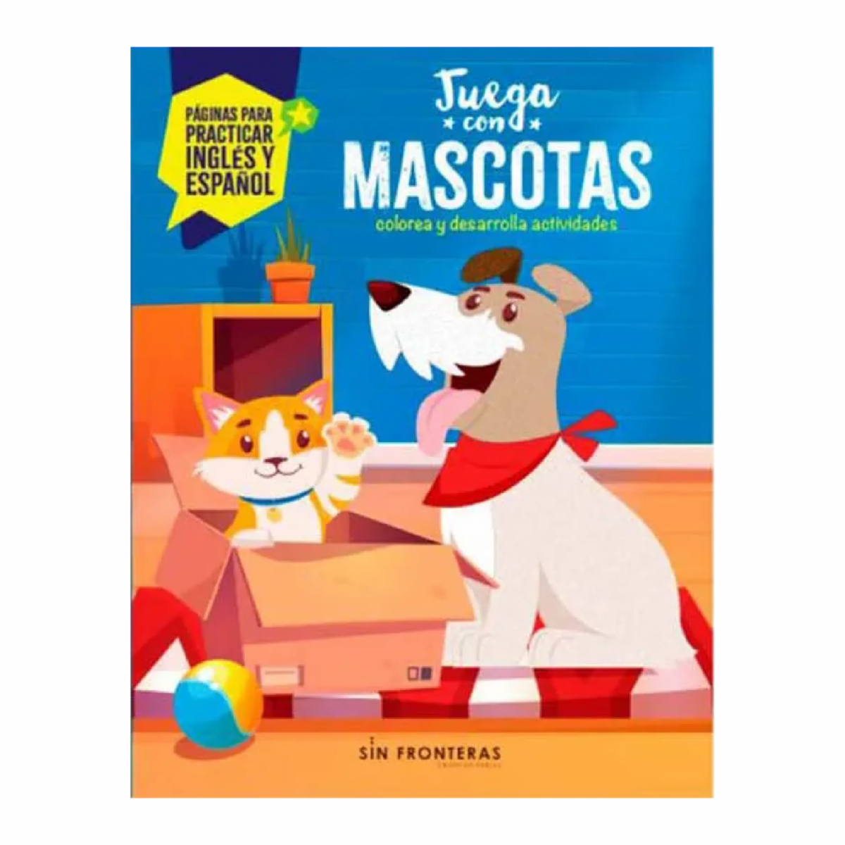 Libro Juega Con Mascotas PLAZA & JANES 36 Páginas