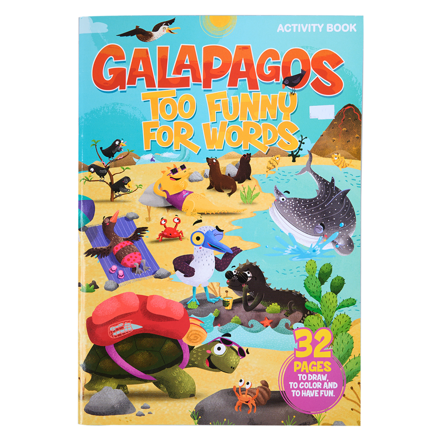 Libro Galápagos Too Funny For Words ZONACUARIO 32 Páginas