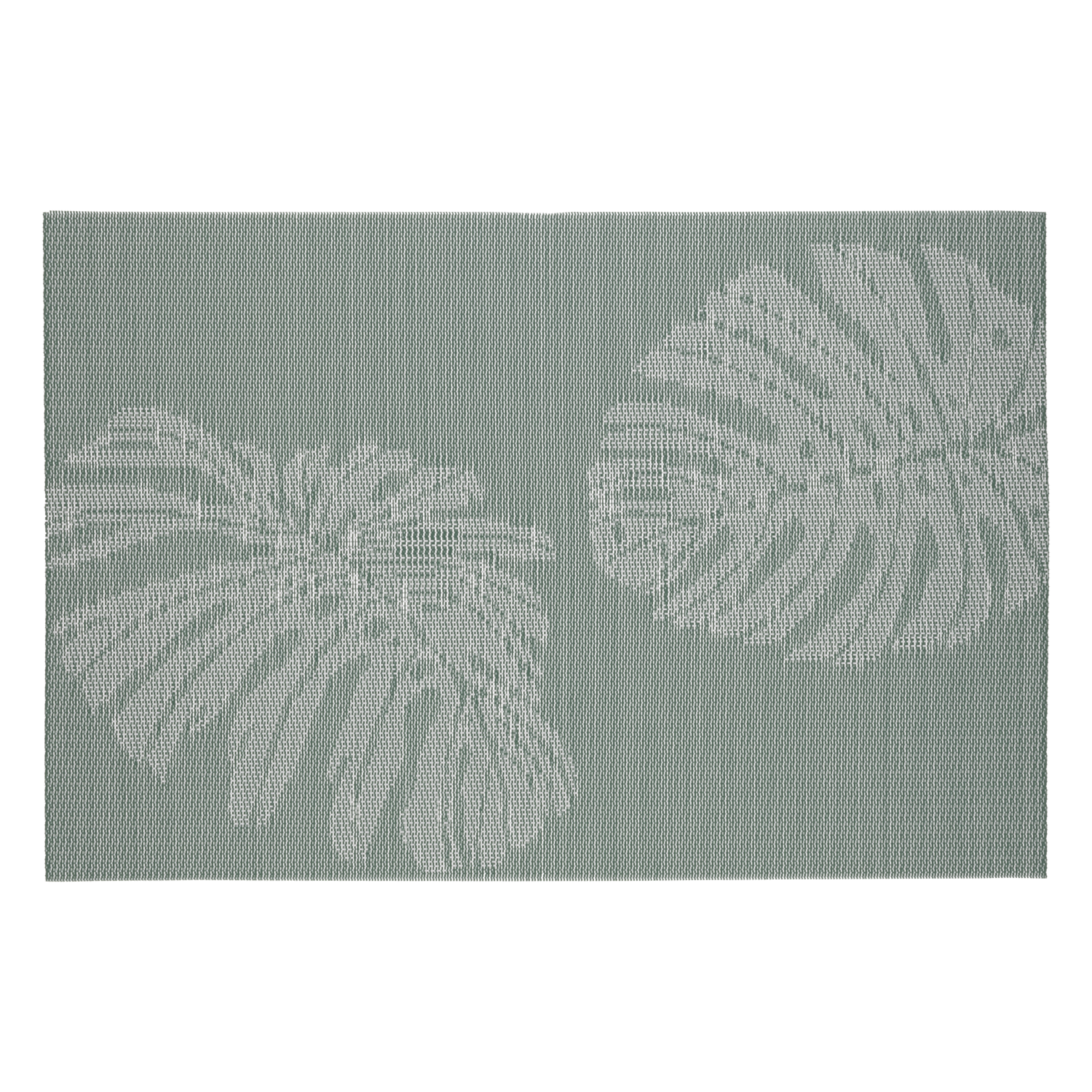 Individual Hojas Grandes Verde FREE HOME Rectangular
