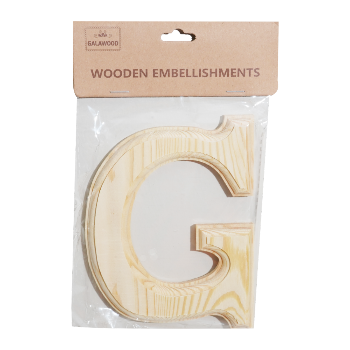 Letra De Madera G BABY CRAFT 15X 6 Cm
