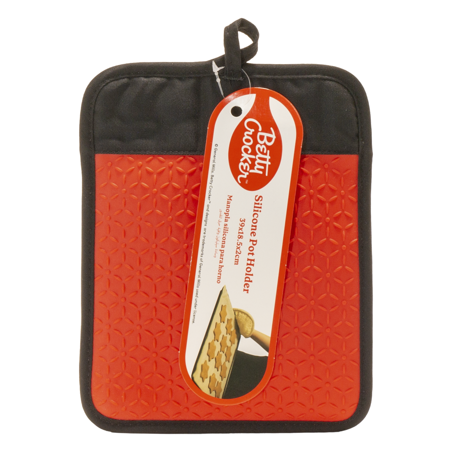 Agarra Ollas De Silicon Cuadrado BETTY CROCKER 1 Pieza