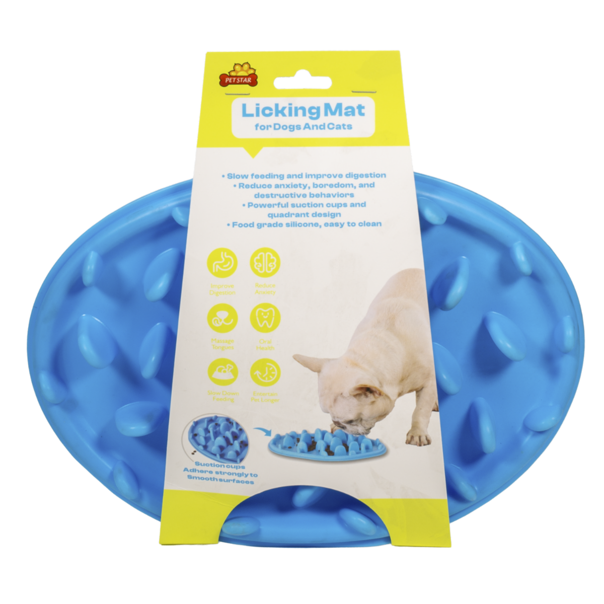 Adaptador De Plato De Mascota PET STAR M:30.5X22.5X4 Cm