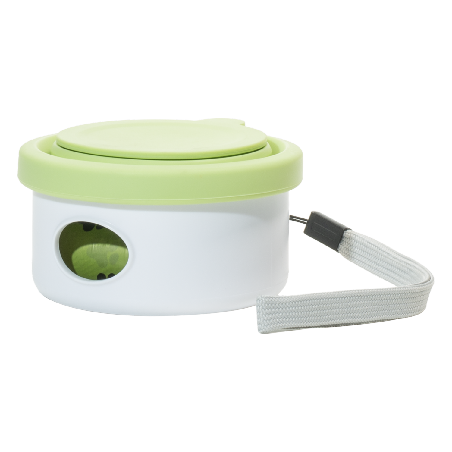 Dispensador De Comida Y Fundas Portátil Para Mascota PET STAR 9.9X9.9X5.6Cm