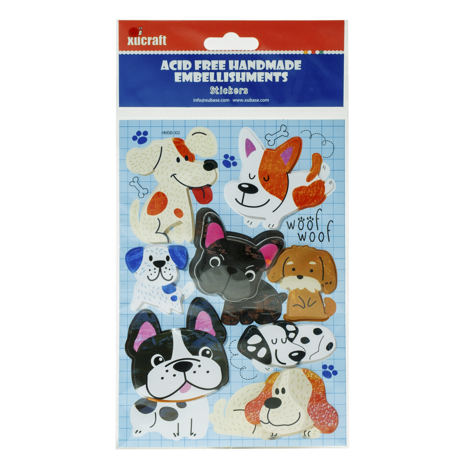 Stickers Perros XUCRAFT Unidad