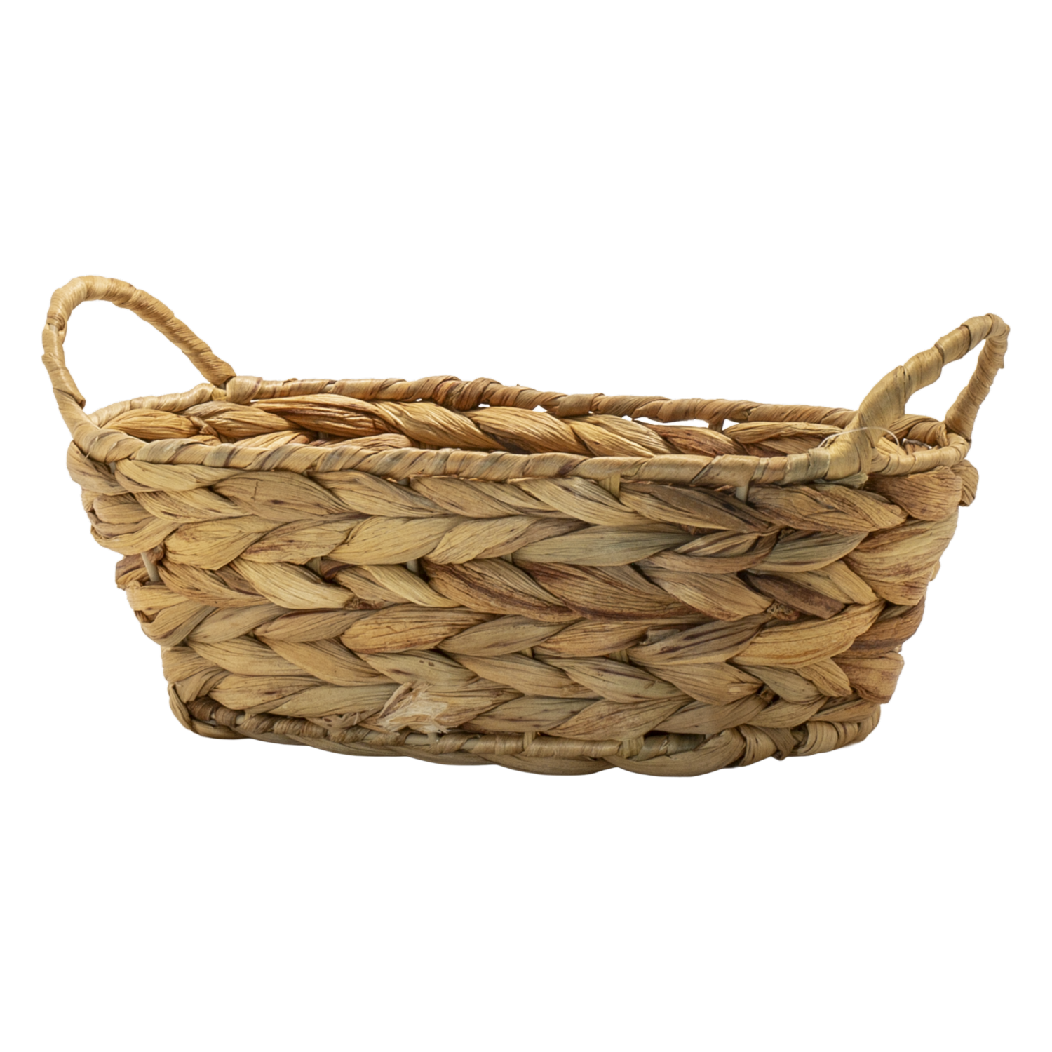 Cesto Tejido Grueso Con Agarraderas SKYLARK 28X17X9 Cm