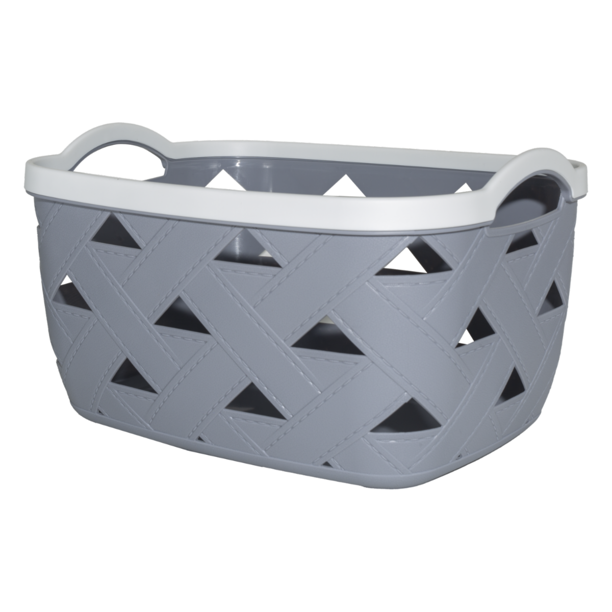Canasta Grande Gris HAIXIN PLASTIC 1 Pieza