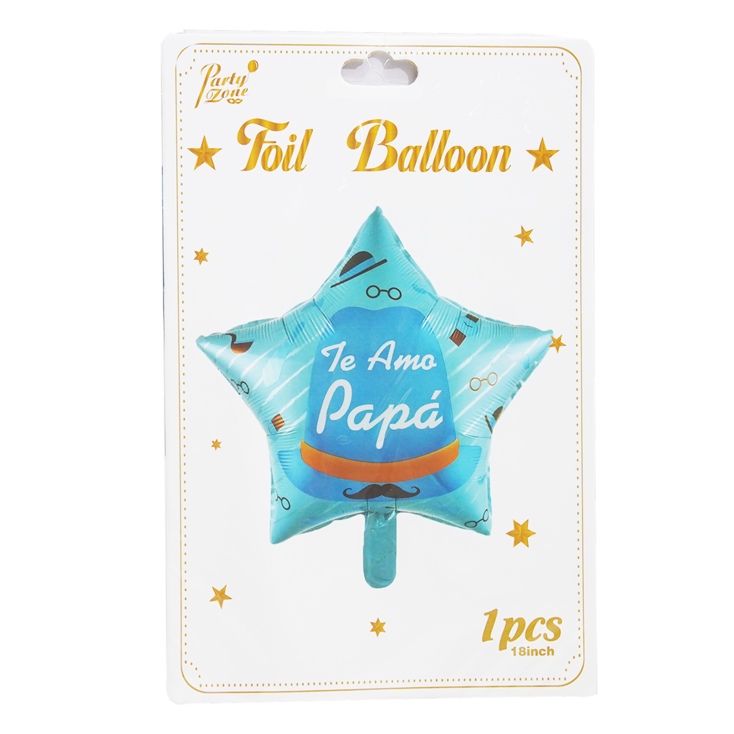 Globo Metalizado Te Amo Papá PARTY ZONE 18″
