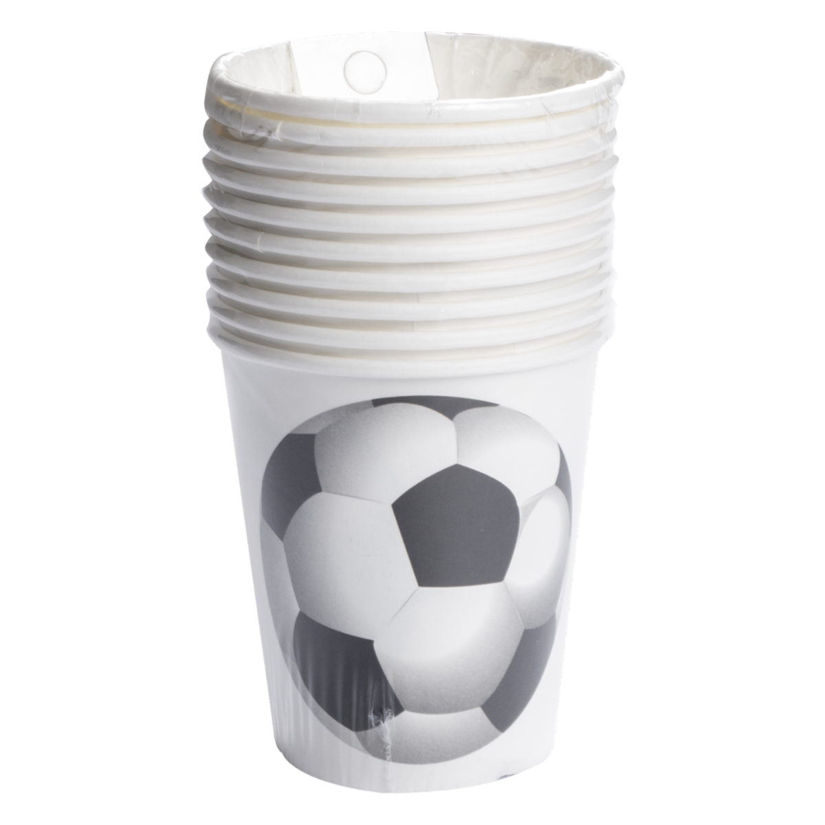 Set Vasos Desechables Balón De Futbol 9 Onzas IMPORTADORA CUMPLEAÑOS 1×10 Uds