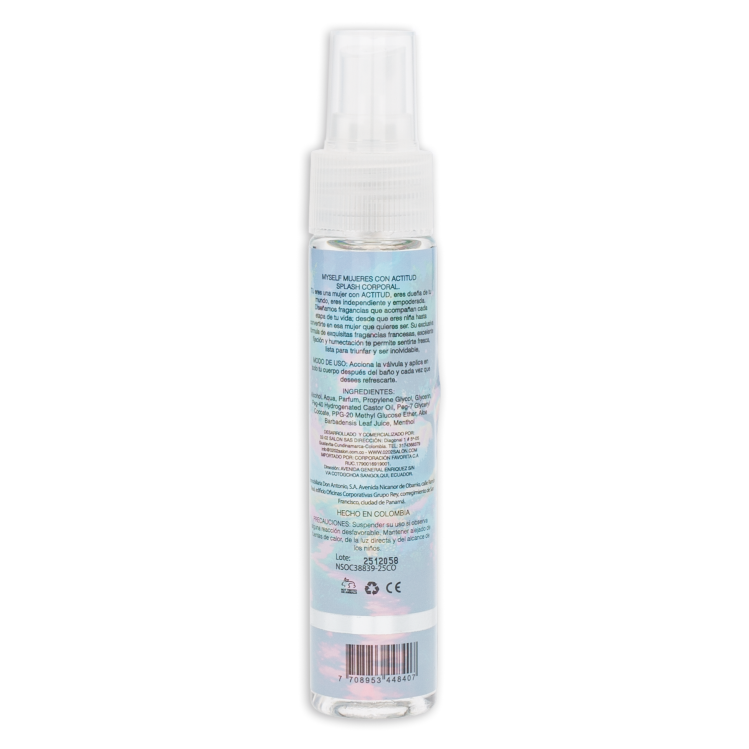 Body Splash Para Niña Fragancia Fábula MYSELF 60 Ml