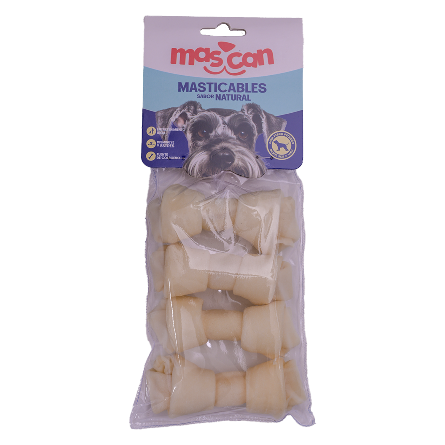 Huesitos Para Perros Masticables MAS-CAN 4 Unidades
