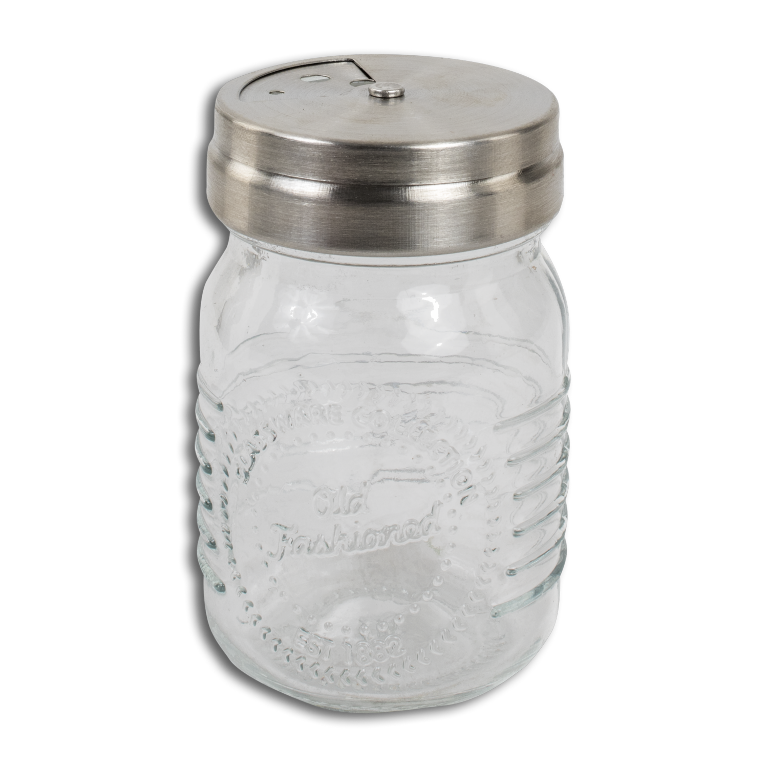 Frasco De Vidrio Con Tapa Metálica Para Especias OLD FASHIONED Unidad