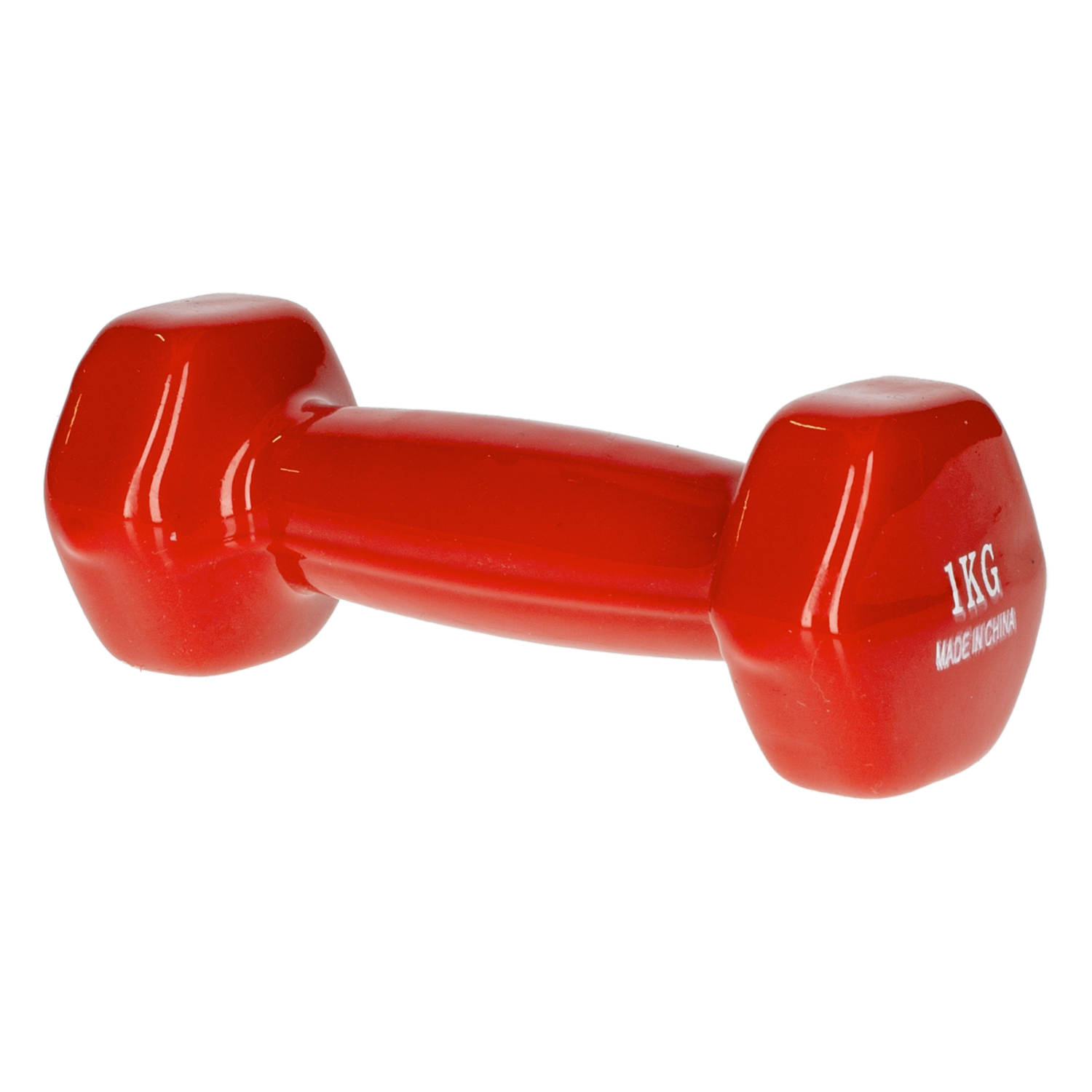 Pesa Mancuerna Vinilo Rojo TRY & DO 1 Kg
