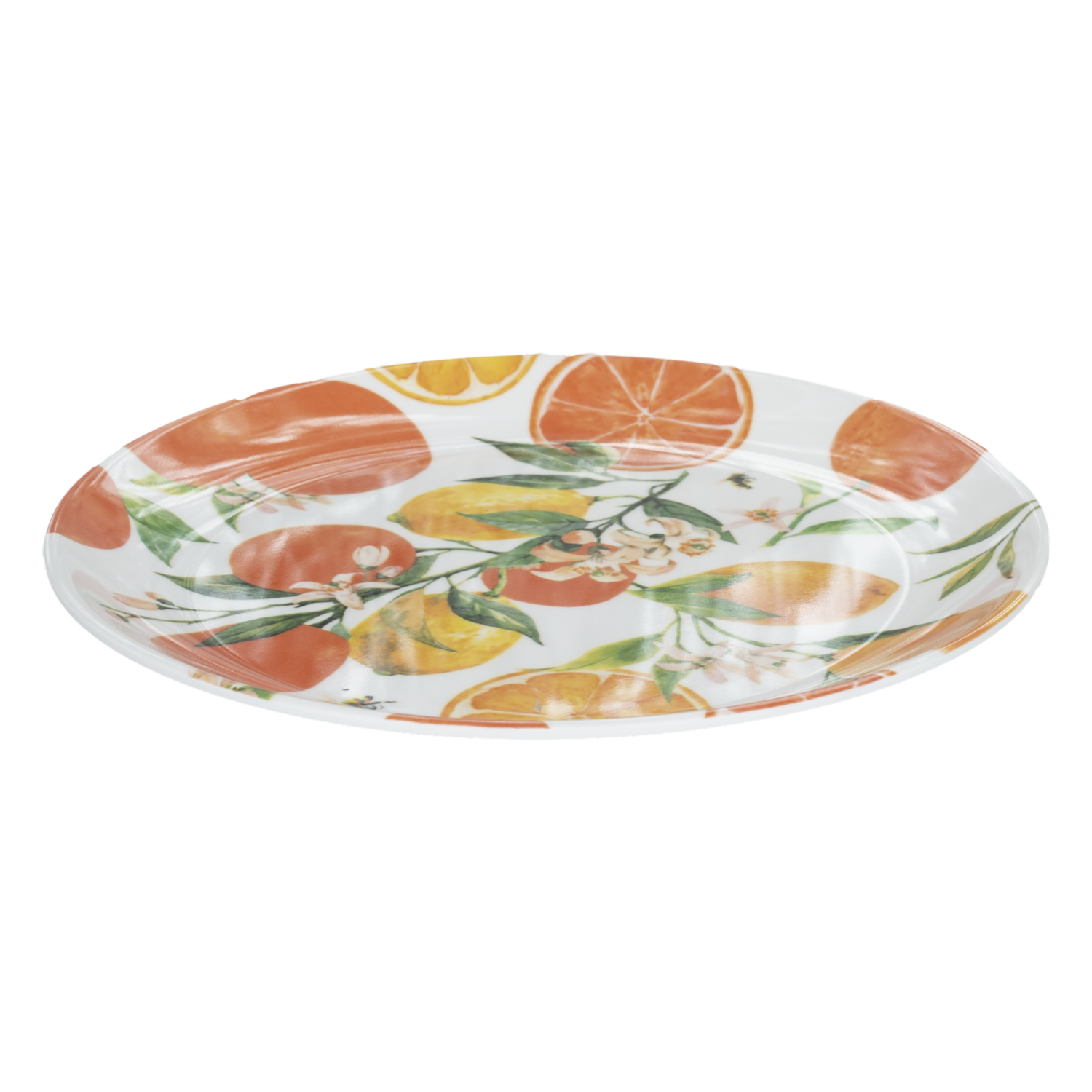 Plato Postre Diseño Citrus FREE HOME 20 Cm