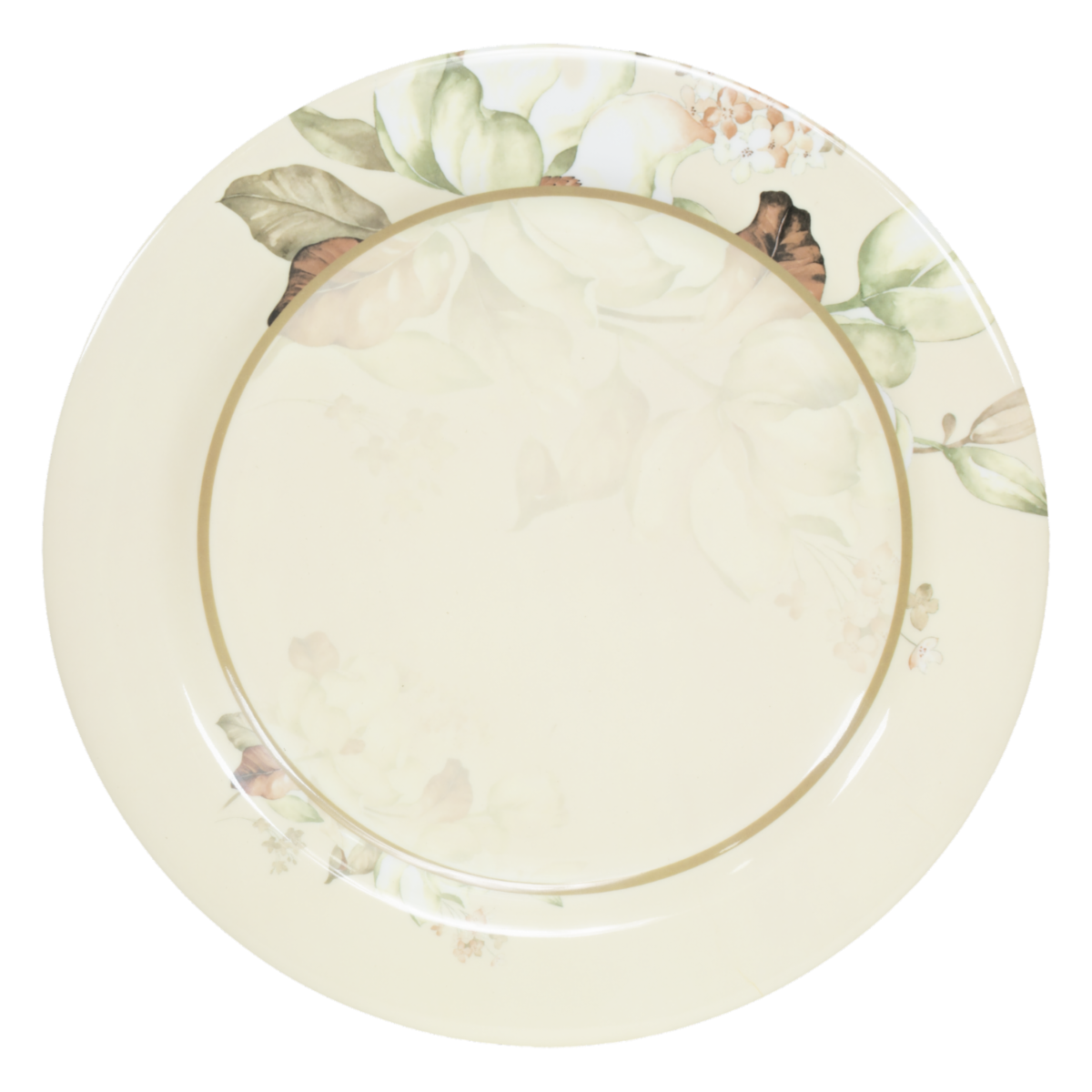 Plato Tendido Diseño Floral FREE HOME 28 Cm