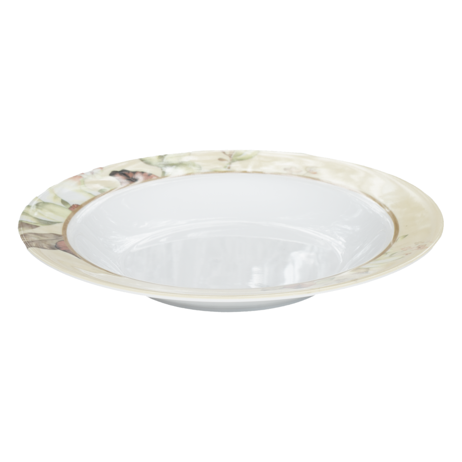 Plato Hondo Diseño Floral FREE HOME 23 Cm