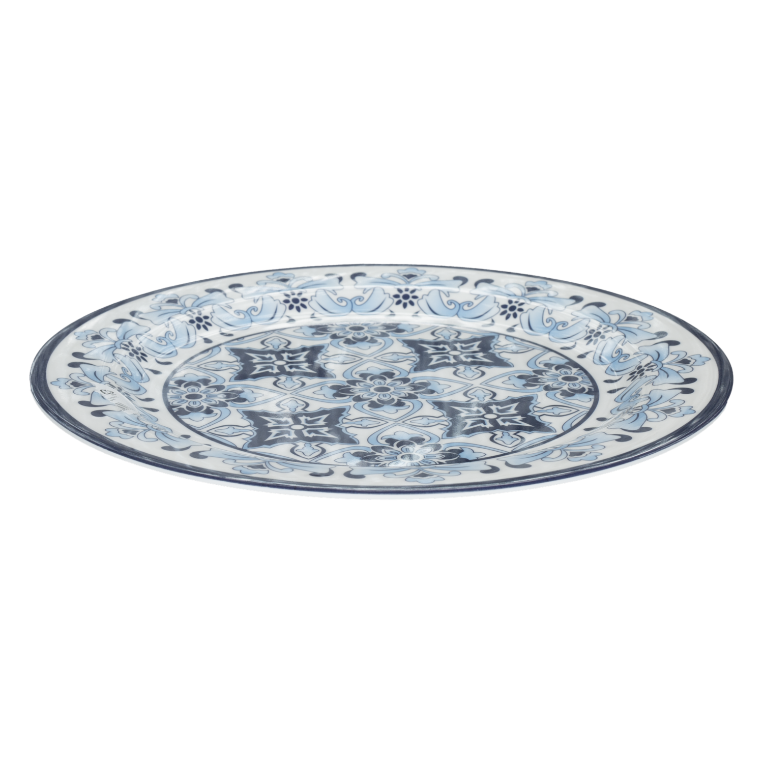 Plato Tendido Diseño Arabesco FREE HOME 28 Cm