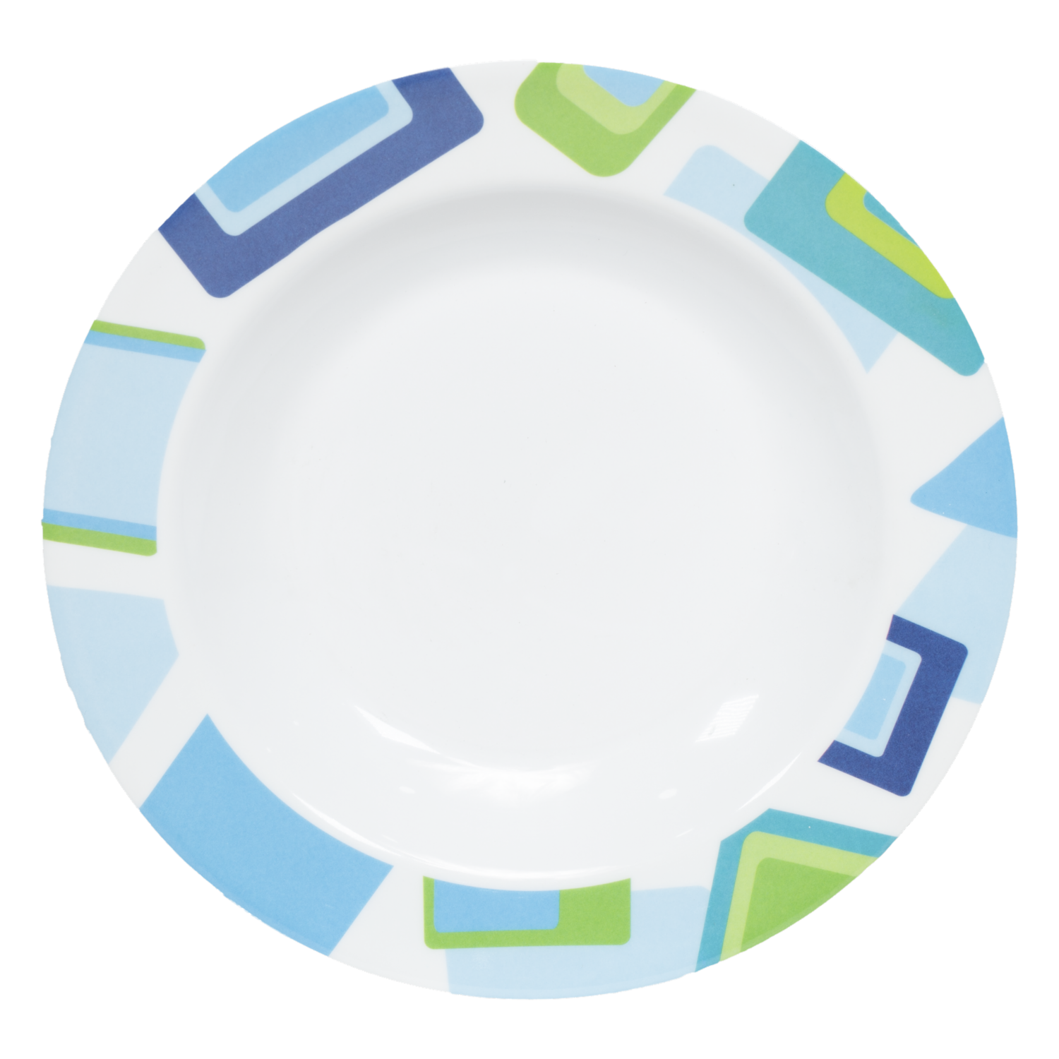 Plato Hondo Diseño Decorado FREE HOME 23 Cm