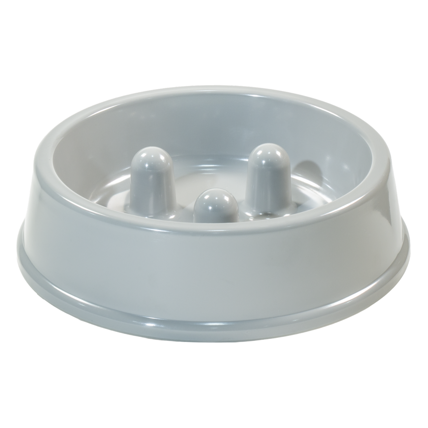 Plato Para Mascota Pequeno Gris PET STAR 23.5X6 Cm