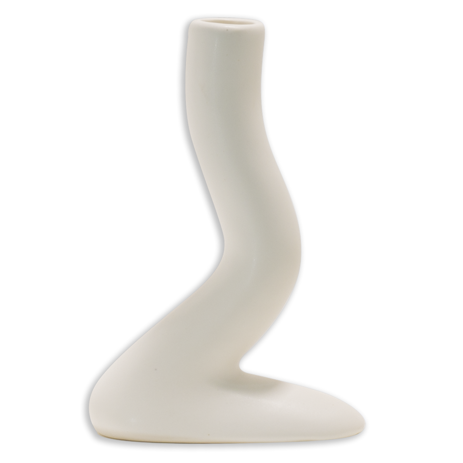Porta Vela Diseño Sorbete Blanco DORISHHOME 1 Pieza