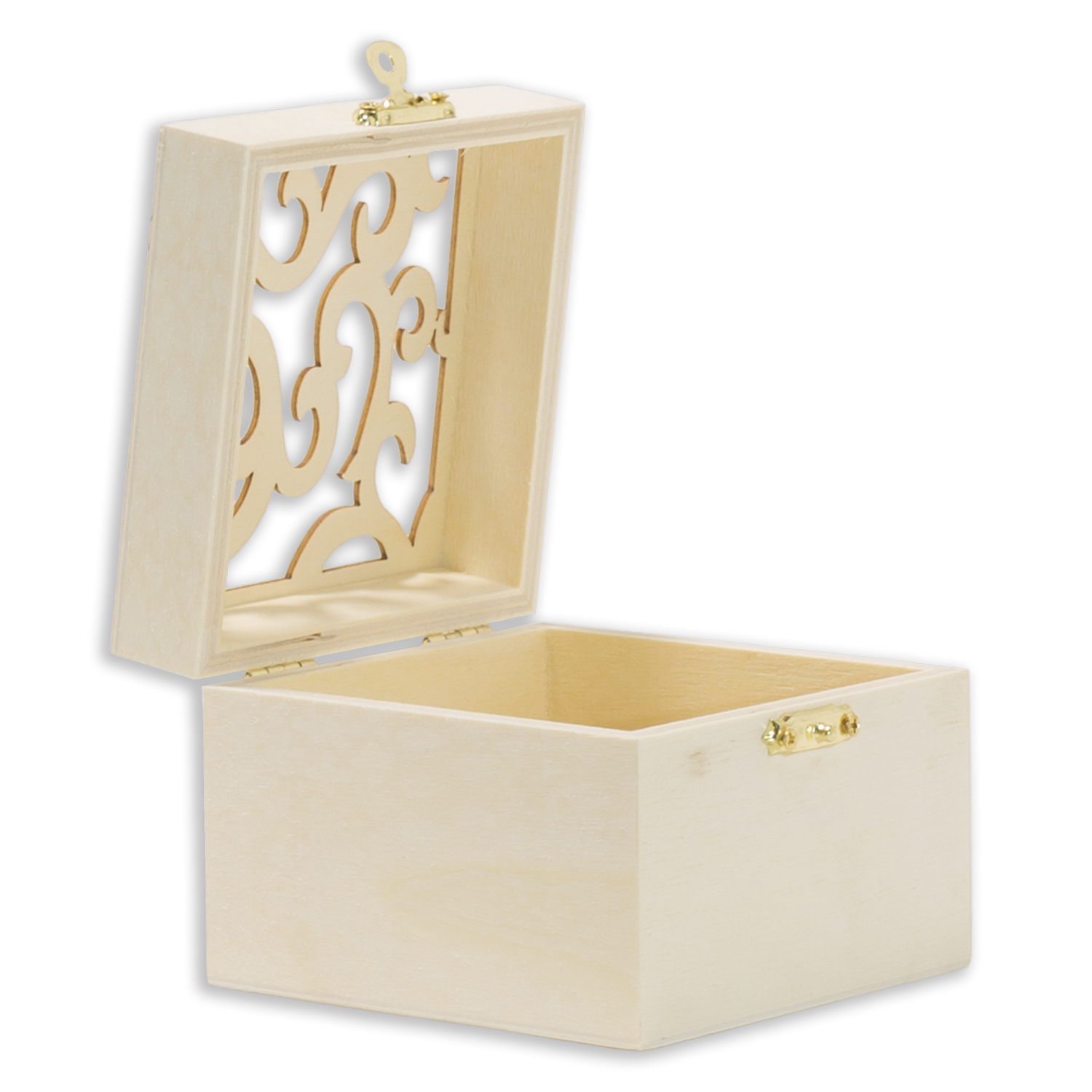 Caja Para Pintar Con Diseño Madera Pequeña LUYI 1 Pieza