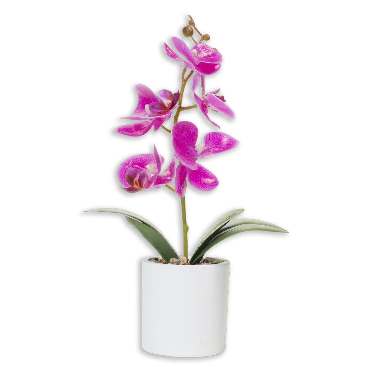 Orquídea Artificial En Maceta Morado SKYLARK