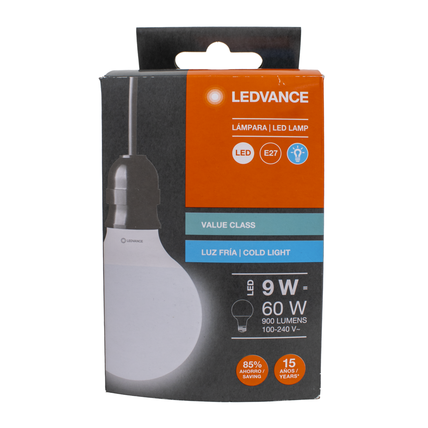 Foco Led Globe 9W Luz Blanca LEDVANCE Unidad