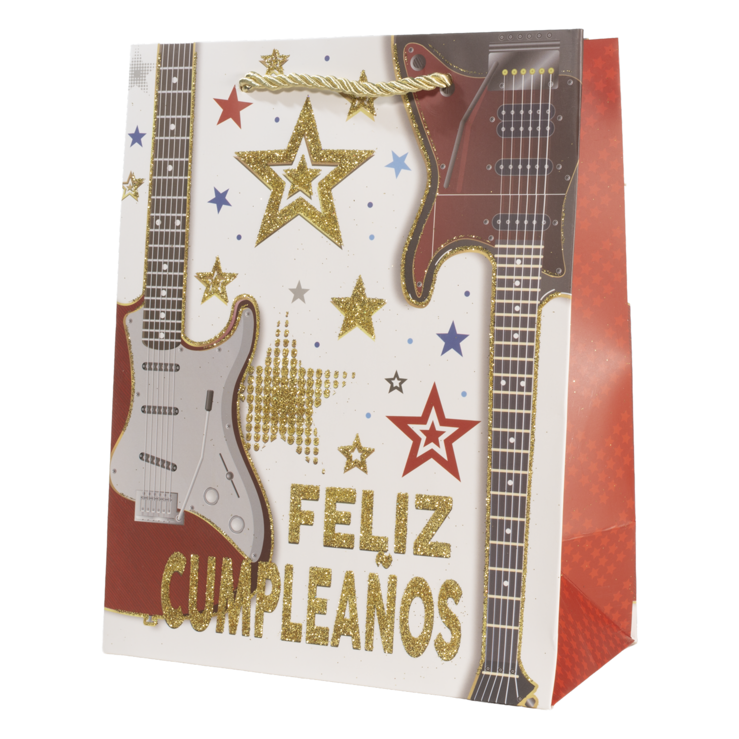 Bolsa De Regalo Diseño Feliz Cumpleaños IMPORTADORA CUMPLEAÑOS 23X18X10 Cm