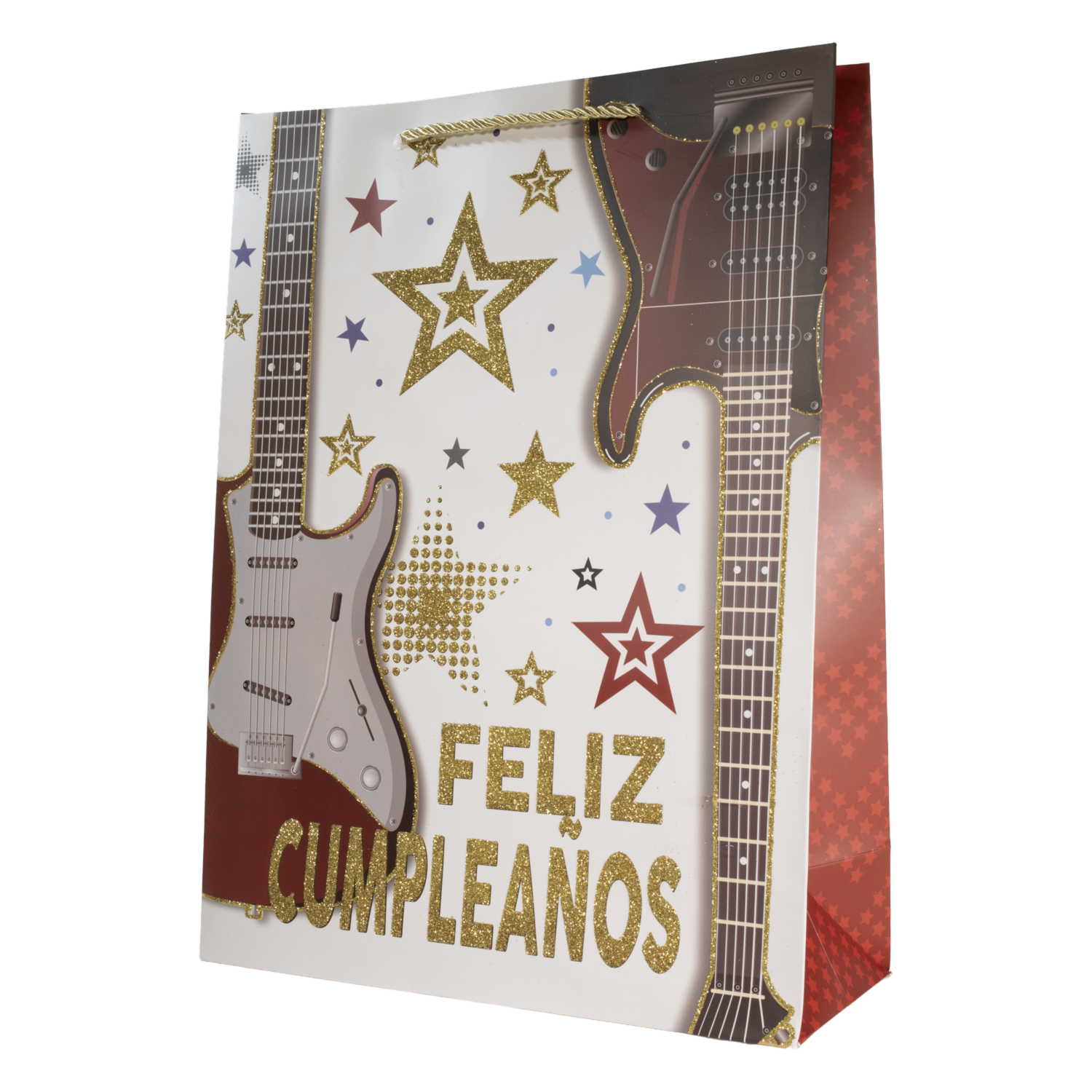 Bolsa De Regalo Diseño Feliz Cumpleaños IMPORTADORA CUMPLEAÑOS 40X30X12 Cm