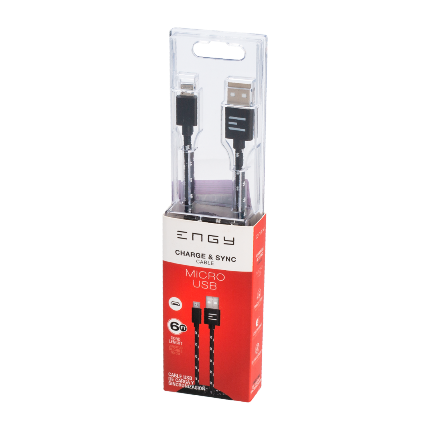 Cable Micro USB ENGY 180 Cm