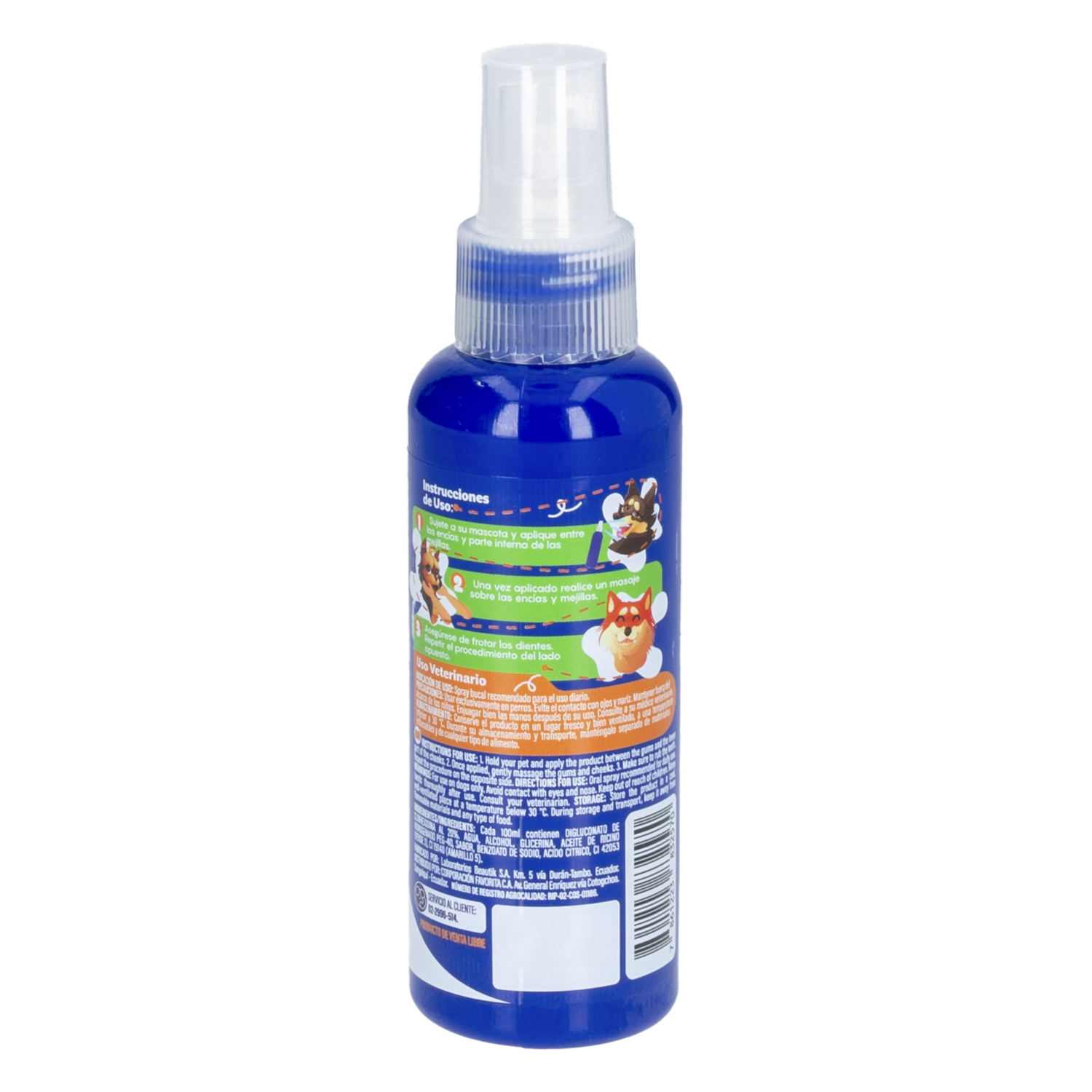 Spray Dental Para Mascotas PETS LIFE 120 Ml