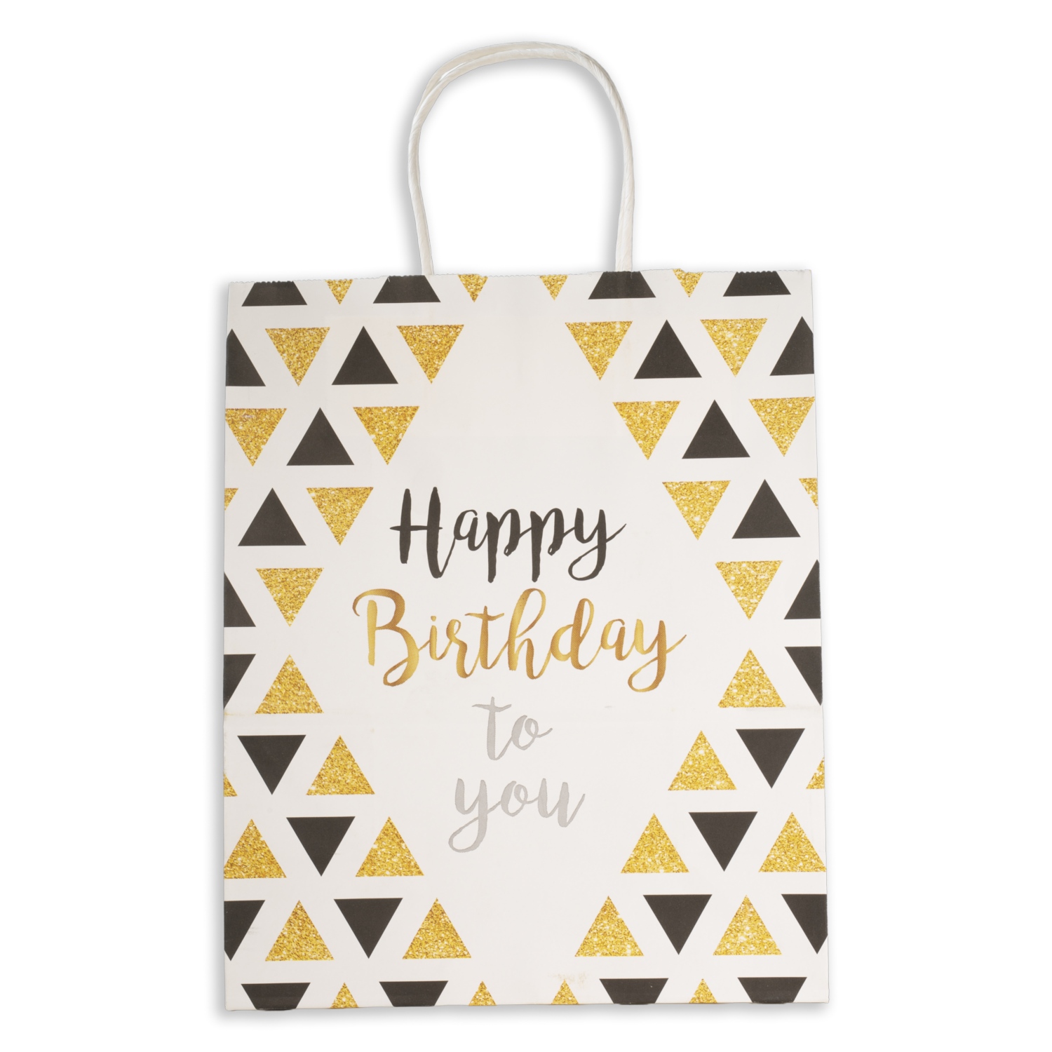 Bolsa De Regalo Diseño Happy Birthday IMPORTADORA CUMPLEAÑOS 26X22X11 Cm