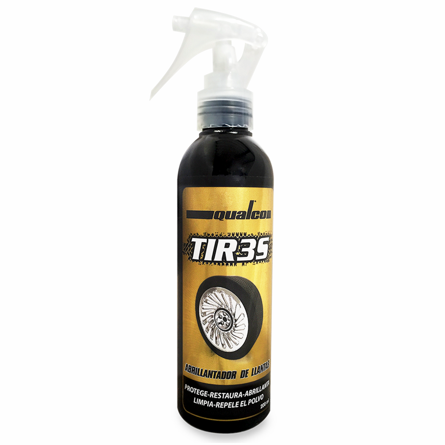 Abrillantador De Llantas Tir3S QUALCO 200 Ml