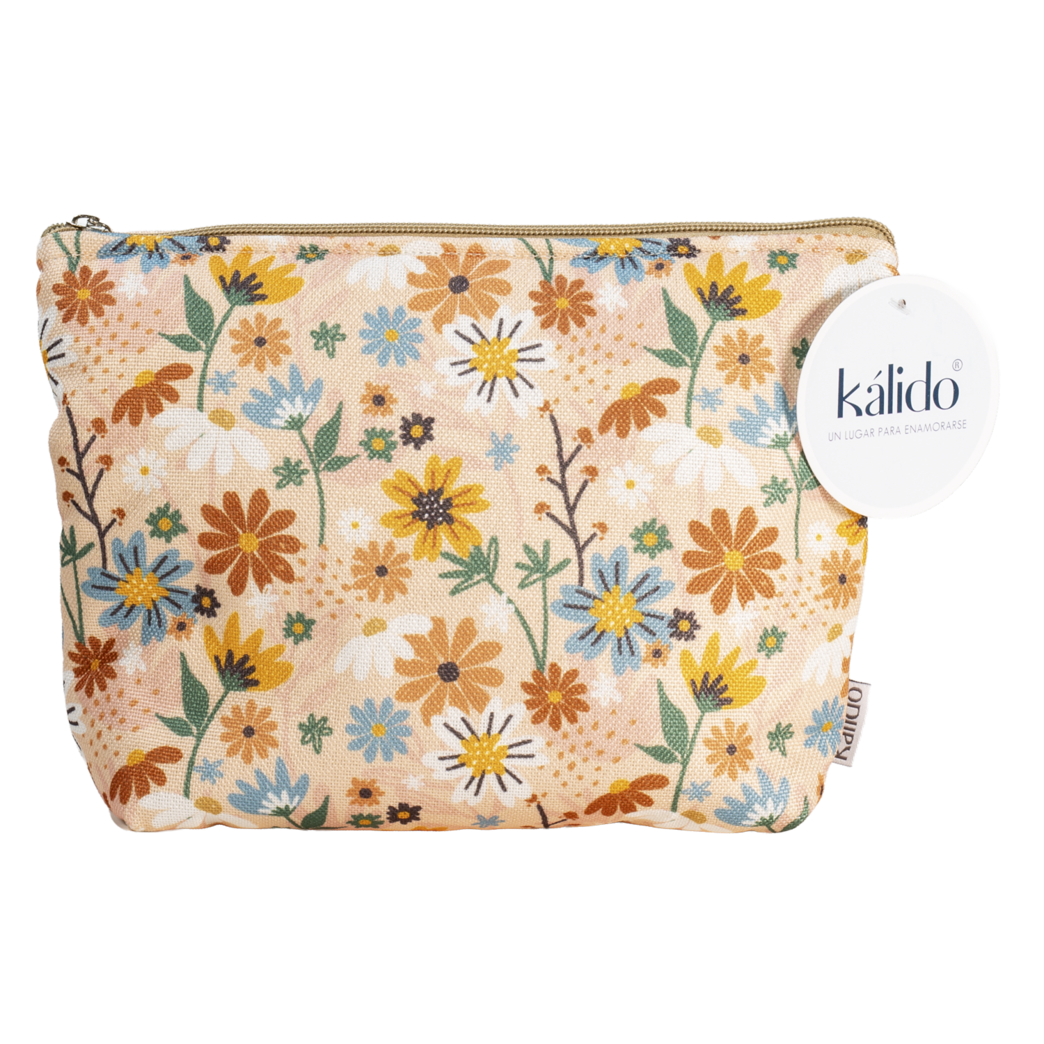 Cartuchera Diseño Picnic Estampado Margarita Surtido KALIDO 17X11 Cm