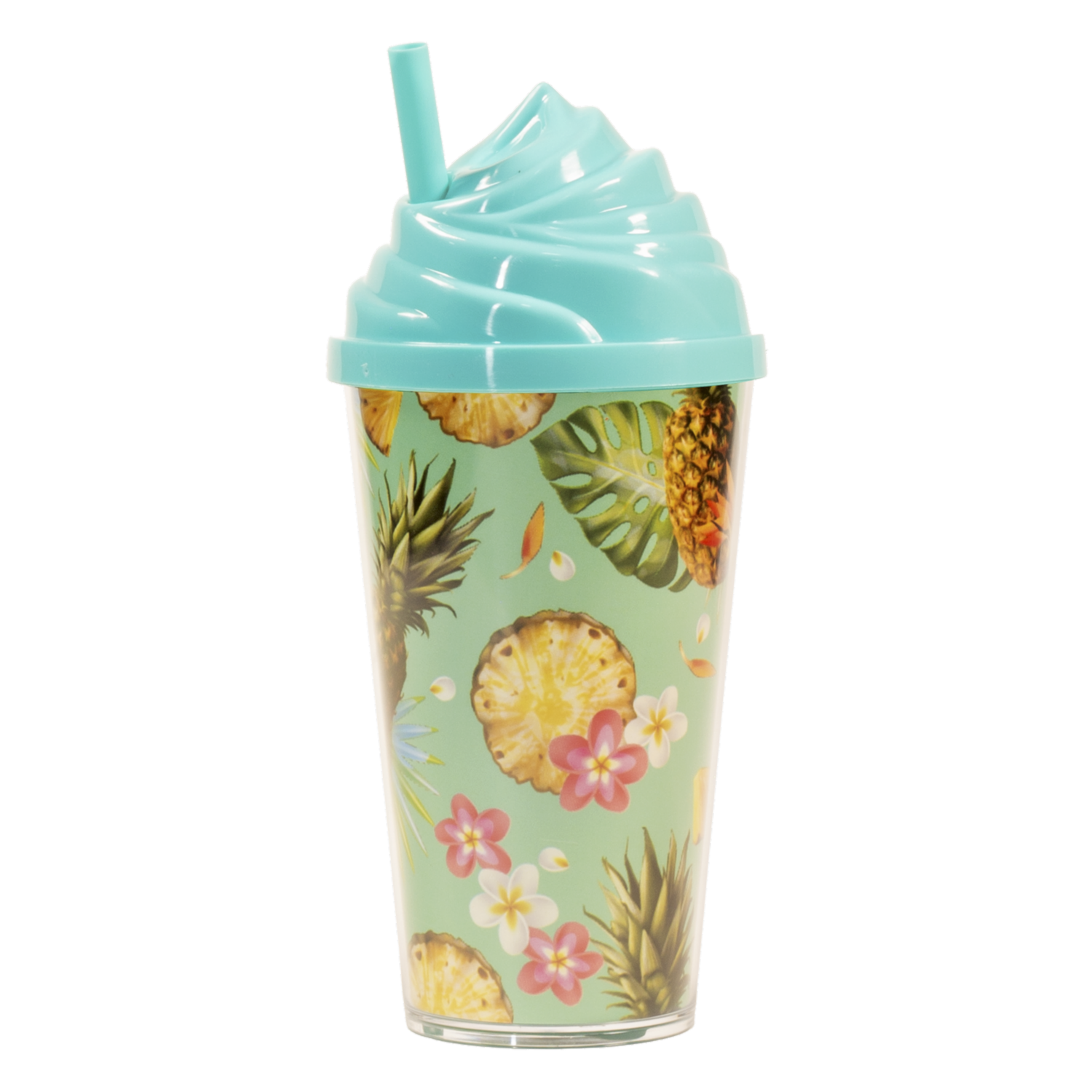 Vaso Plástico Diseño Chantilly Plus Pinas NEOPLAS 500 Ml