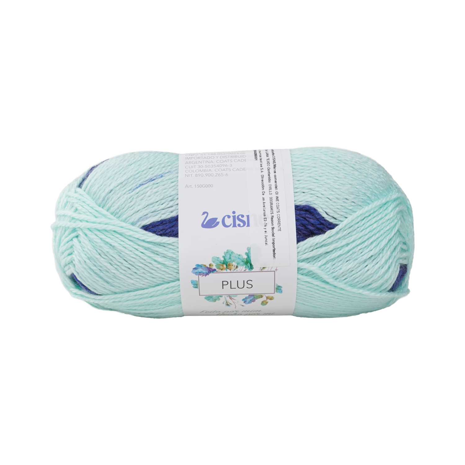 Lana Plus Azul Celeste Aguamarina CISNE 100 G