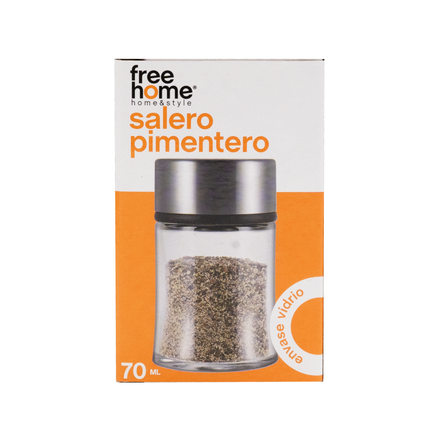 Salero Tapa De Metal FREE HOME 70 Ml