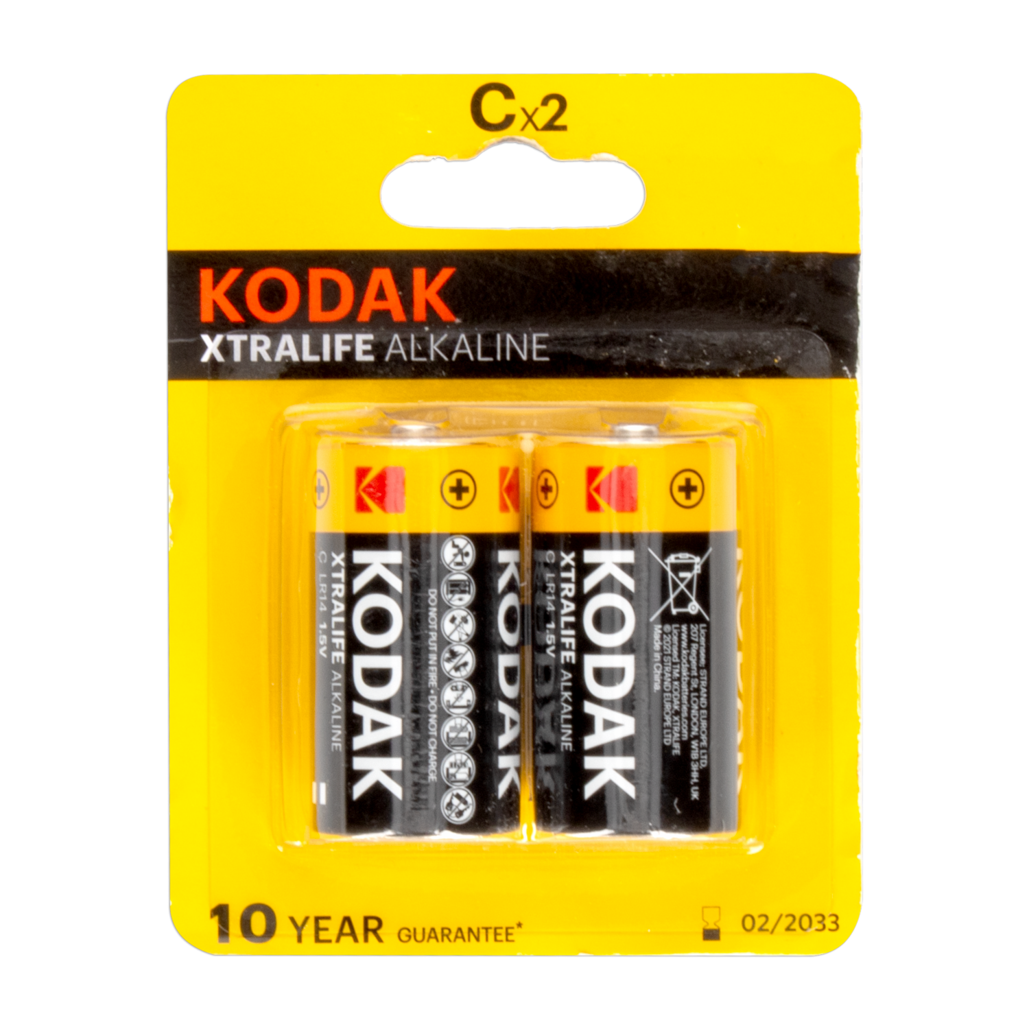 Pilas Tipo C KODAK X 2 Uds