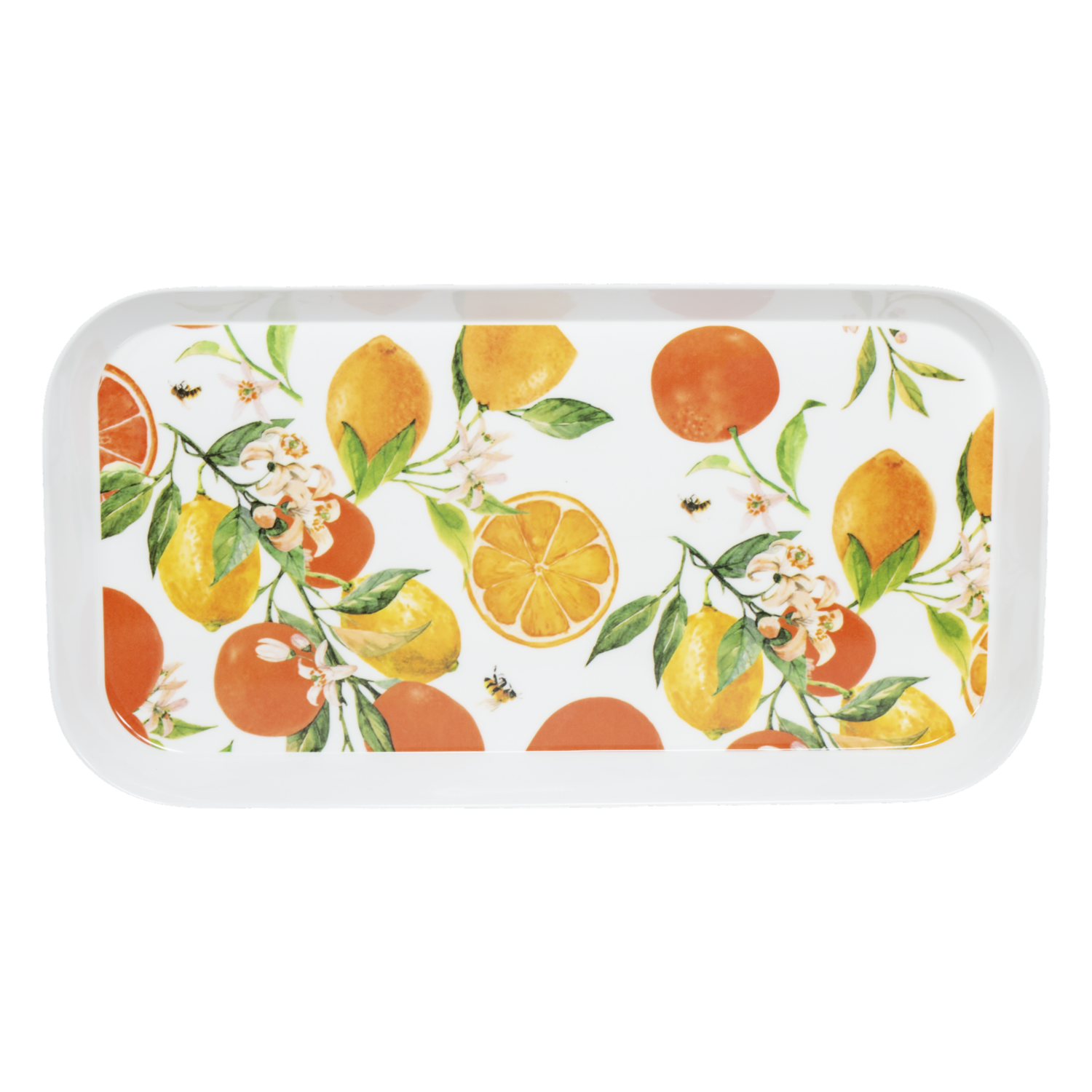 Bandeja Para Servir Diseño Rectangular Frutal FREE HOME 32X17 XM